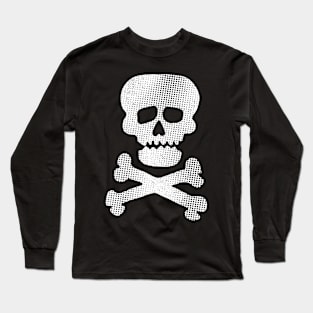 Punk Rock Skull - Distressed Long Sleeve T-Shirt